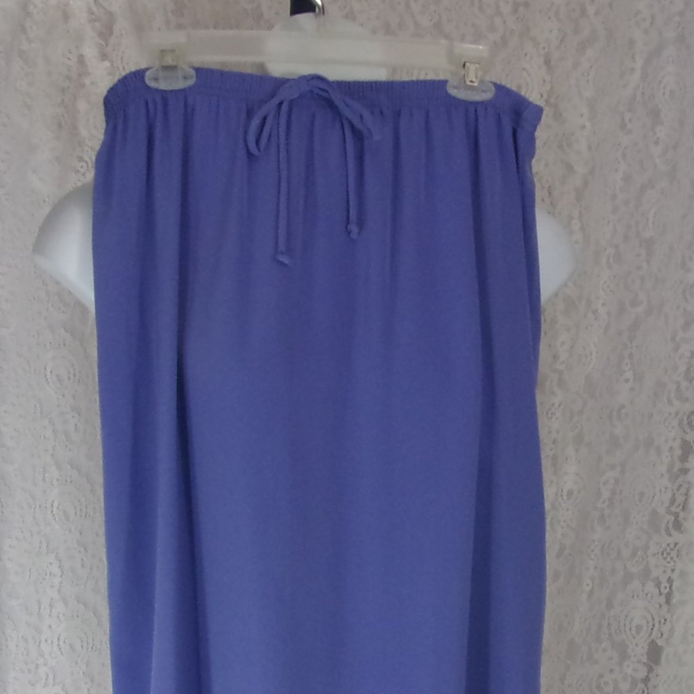 Koret Elastic Waist Purple Midi Maxi Skirt